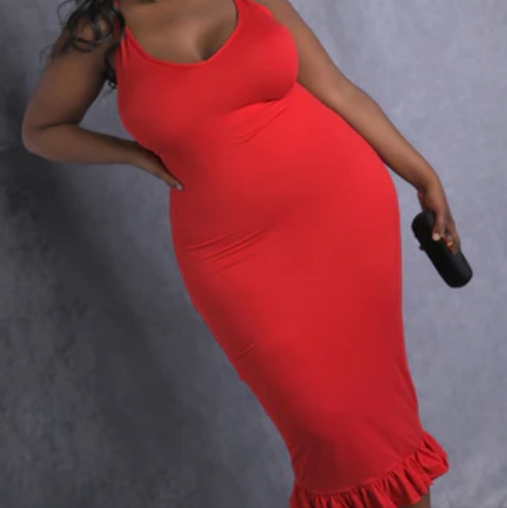 Red Maxi Dress